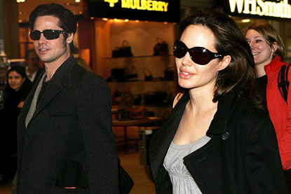 brad pitt avec sa nana
